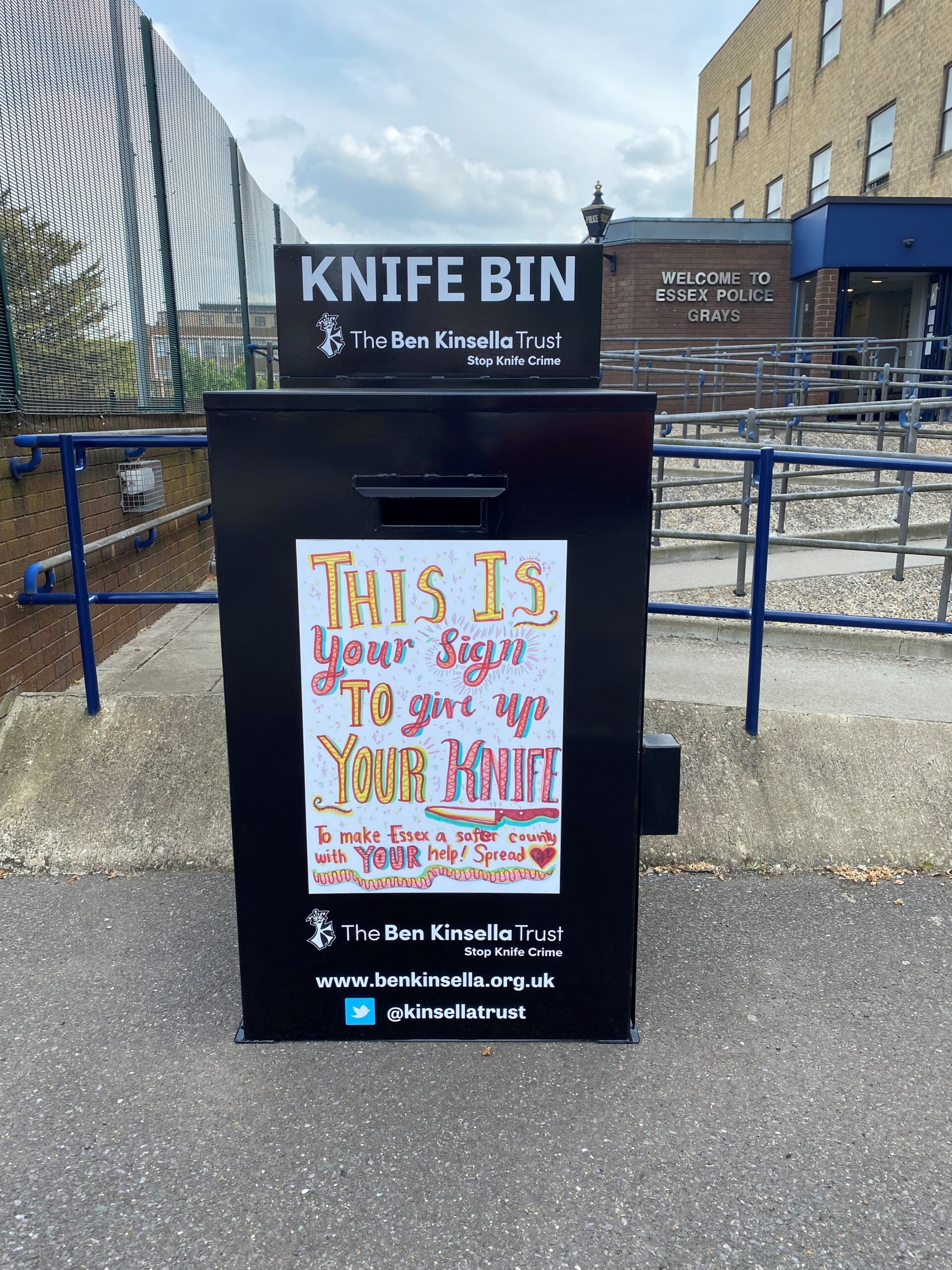 Our knife bin competition winners May 2022 Essex Violence and