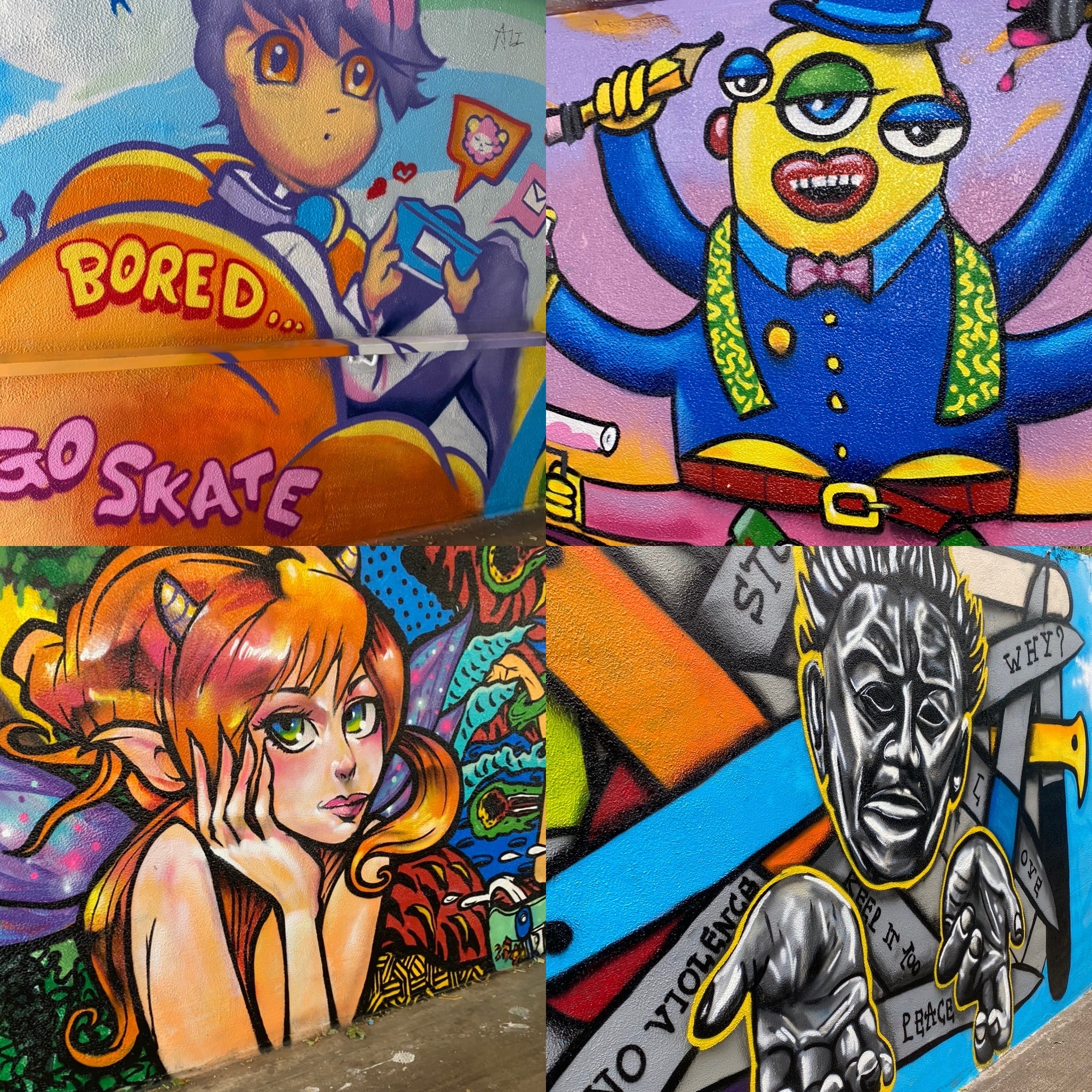 Graffiti project brightens up Chelmsford (June 2022) Essex Violence